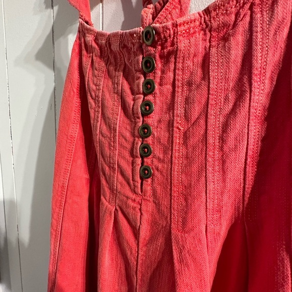 ANTHROPOLOGIE PILCRO Flutter Sleeve Dress with Button Detail - Picture 2 of 4